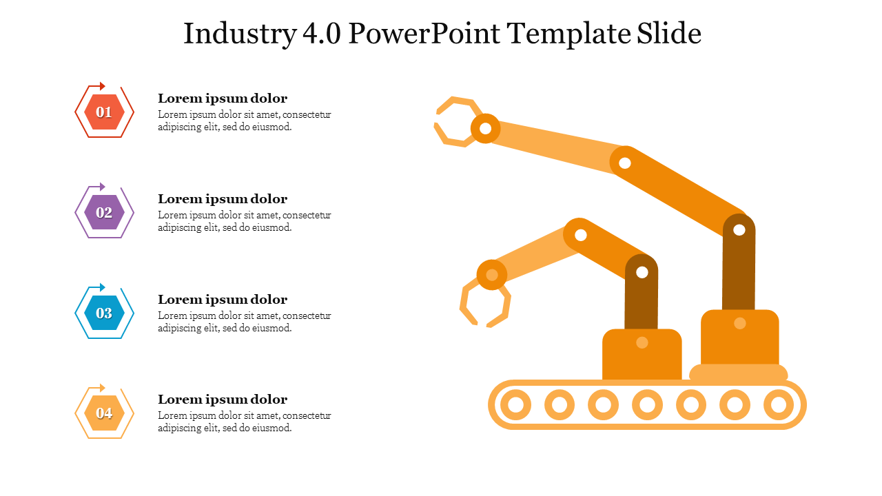 Stunning Industry 4.0 PowerPoint Template Slide Presentation
